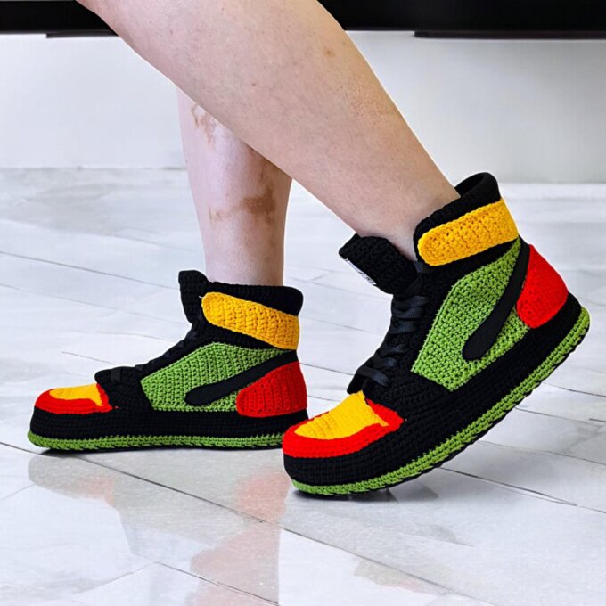 African Tribal Boho Jordan Sneakers Slippers