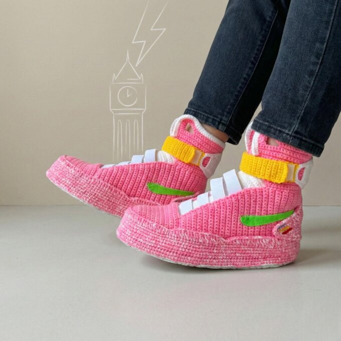 Air Mags Pink Marty McFly Shoes