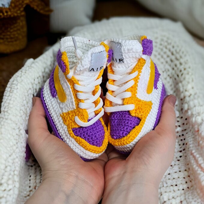 Baby Jordan-Style Booties
