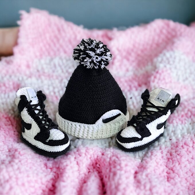 Baby Retro Sneaker Hat Combo Baby Retro Sneaker Hat Combo