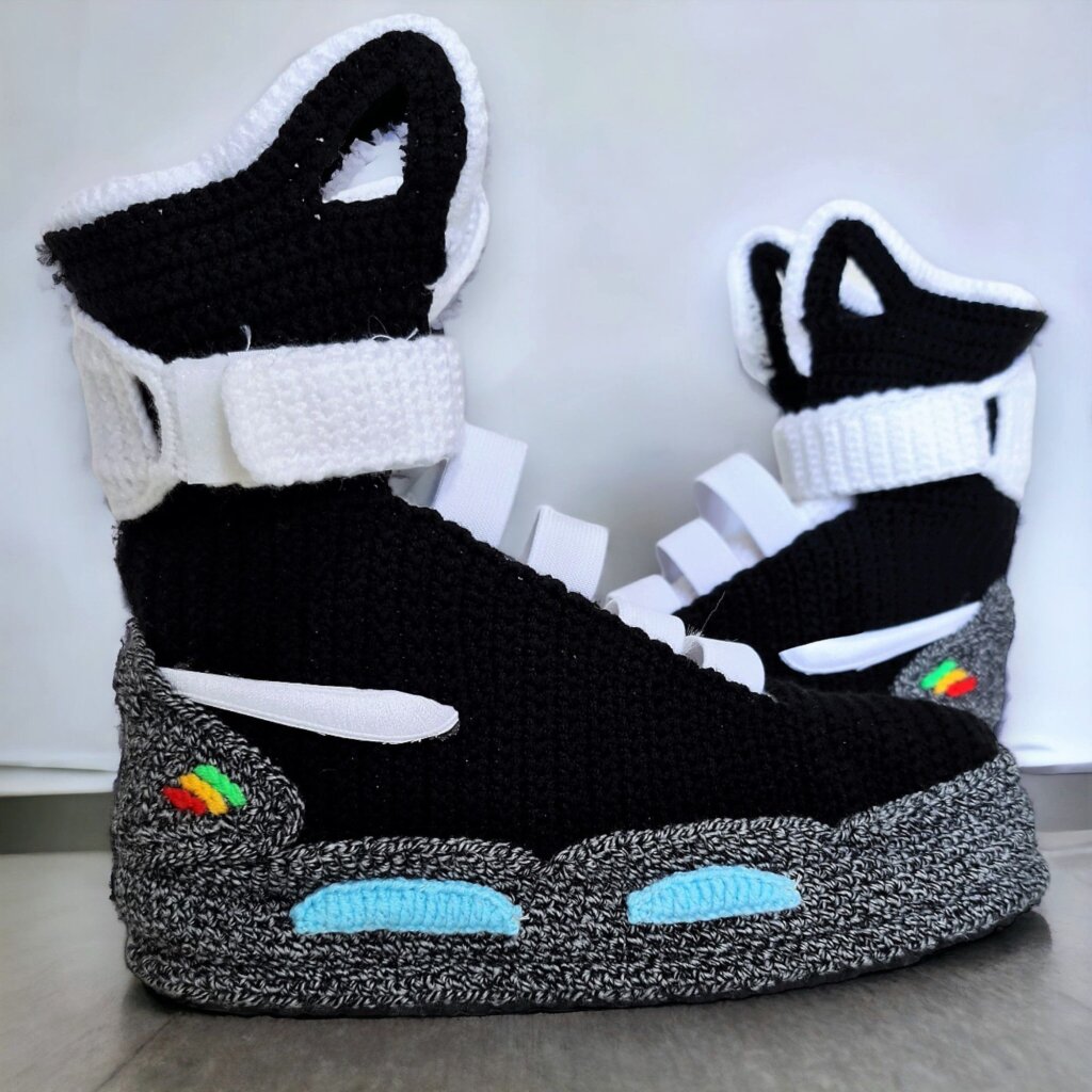 Black Air Mag Sneakers Slippers - view 2