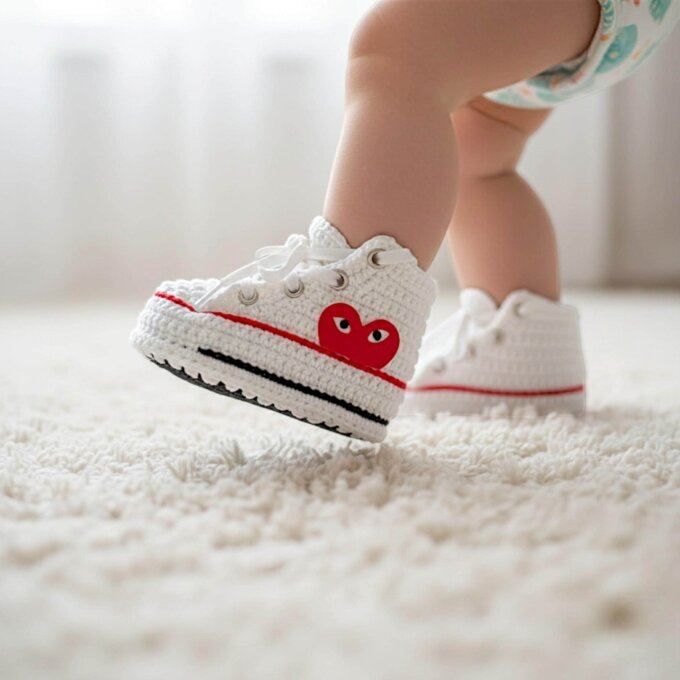 Converse Style Soft Wool Booties