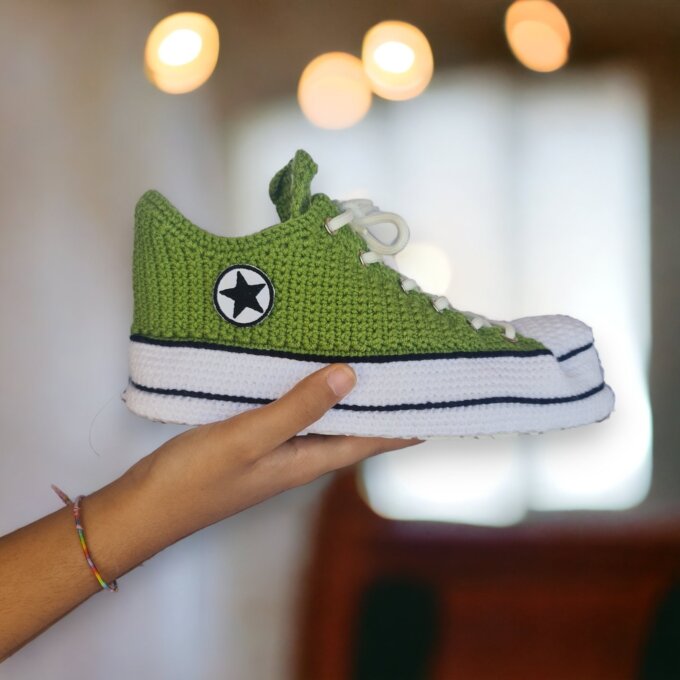 Custom Crocheted Sneakers
