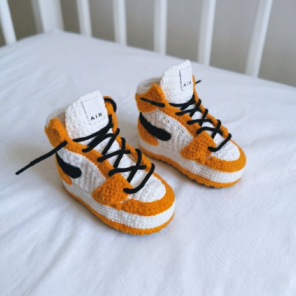 Baby Jordan-Style Booties - view 4