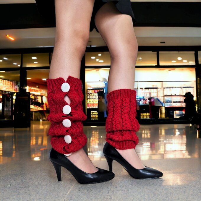 Handmade Crochet Leg Warmers