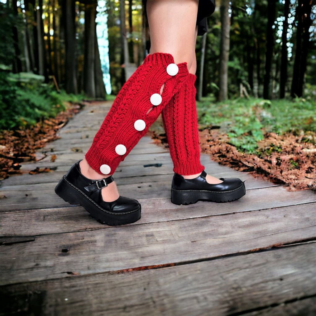 Handmade Crochet Leg Warmers - view 5 Handmade Crochet Leg Warmers - view 5