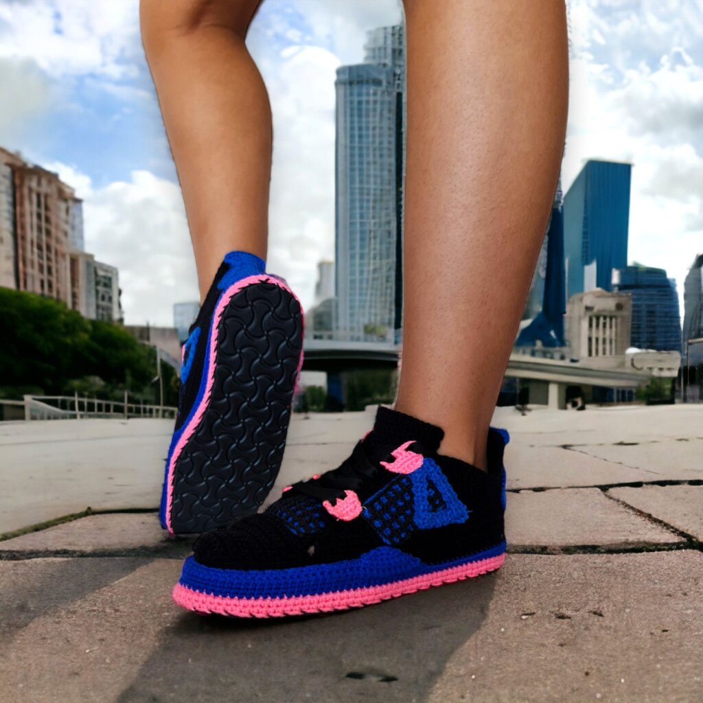 Knitted Sneakers Slippers - view 4