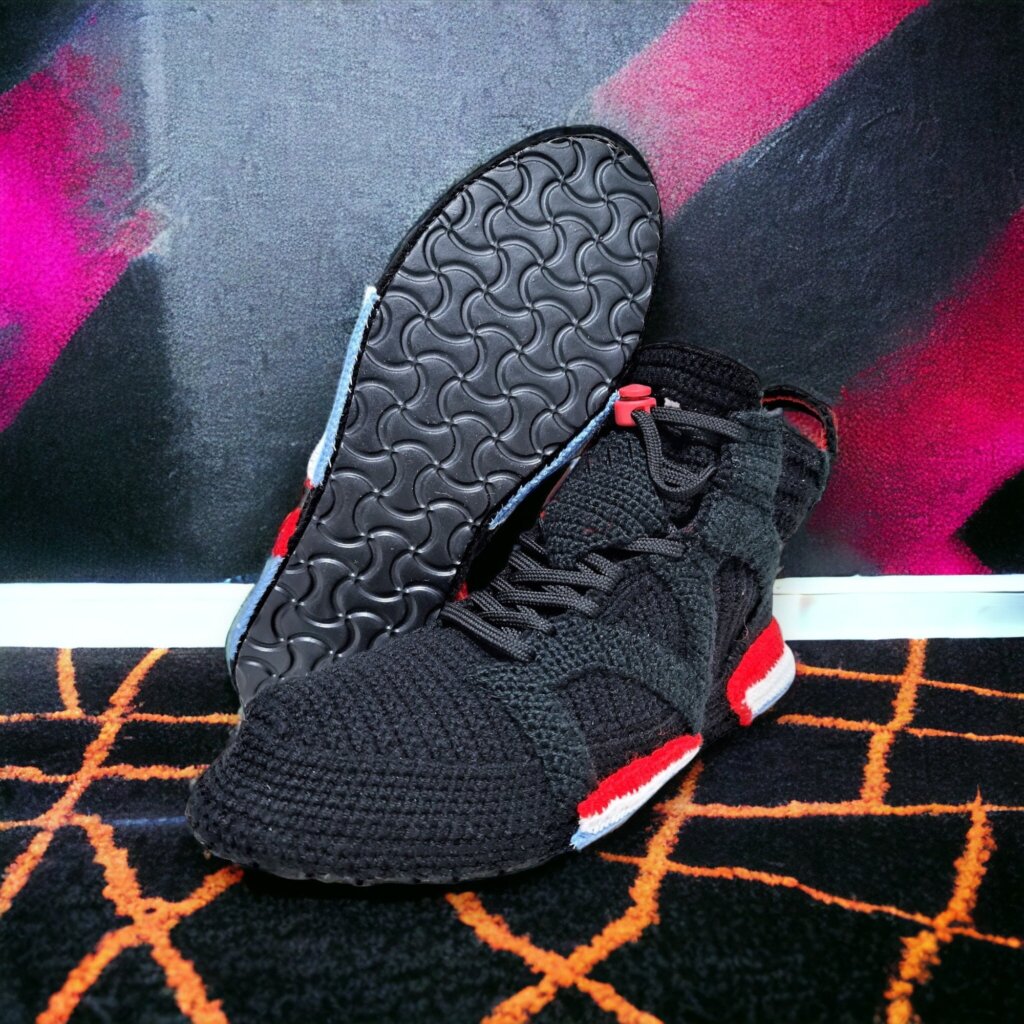 Custom Crochet Sneakers Slippers - view 4