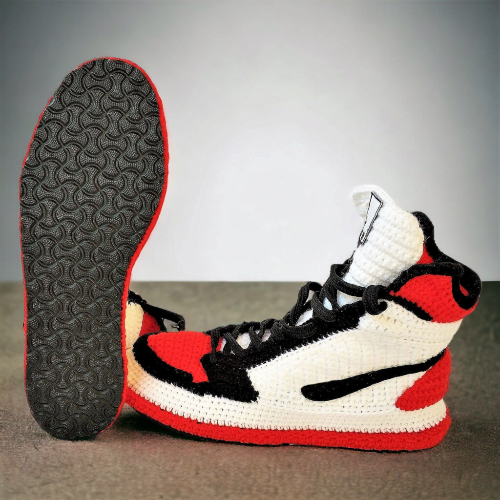 Jordan-style Custom Knitted Sneakers - view 3
