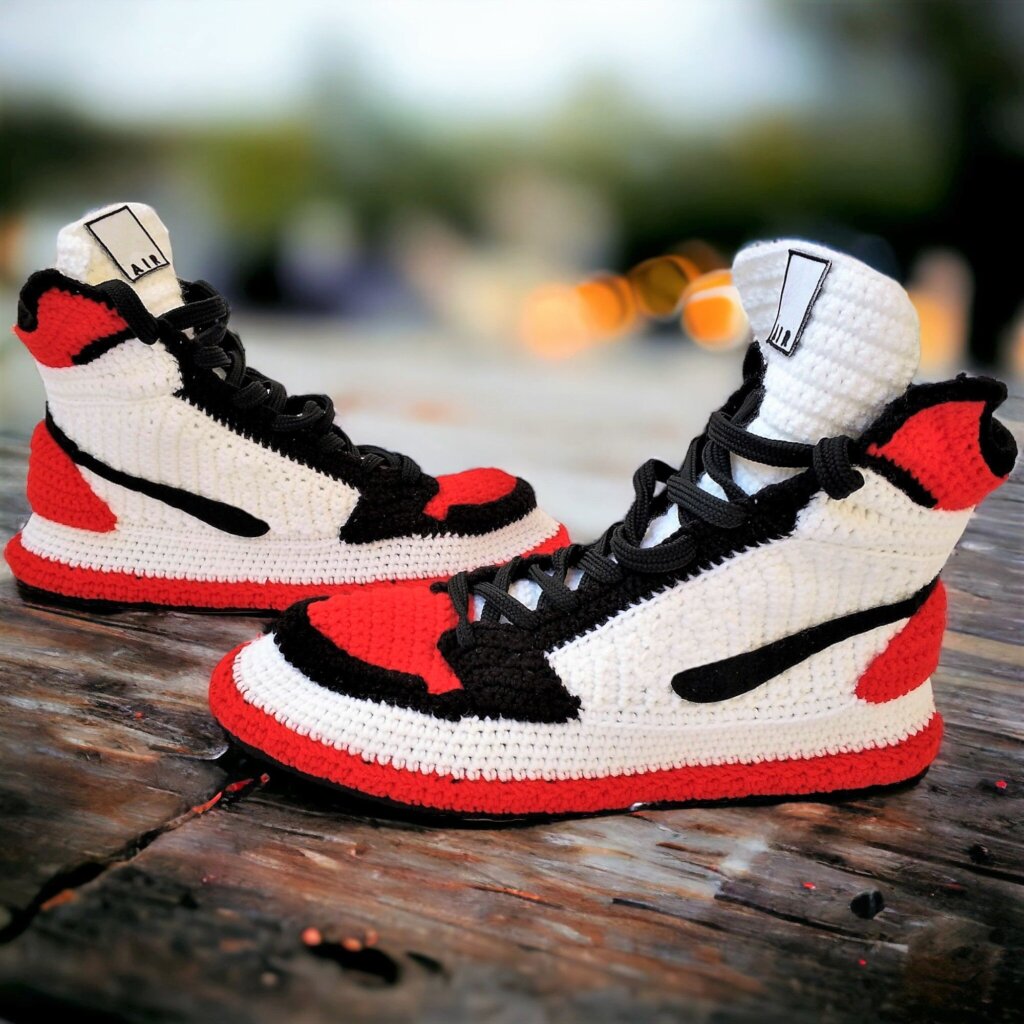 Jordan-style Custom Knitted Sneakers - view 5