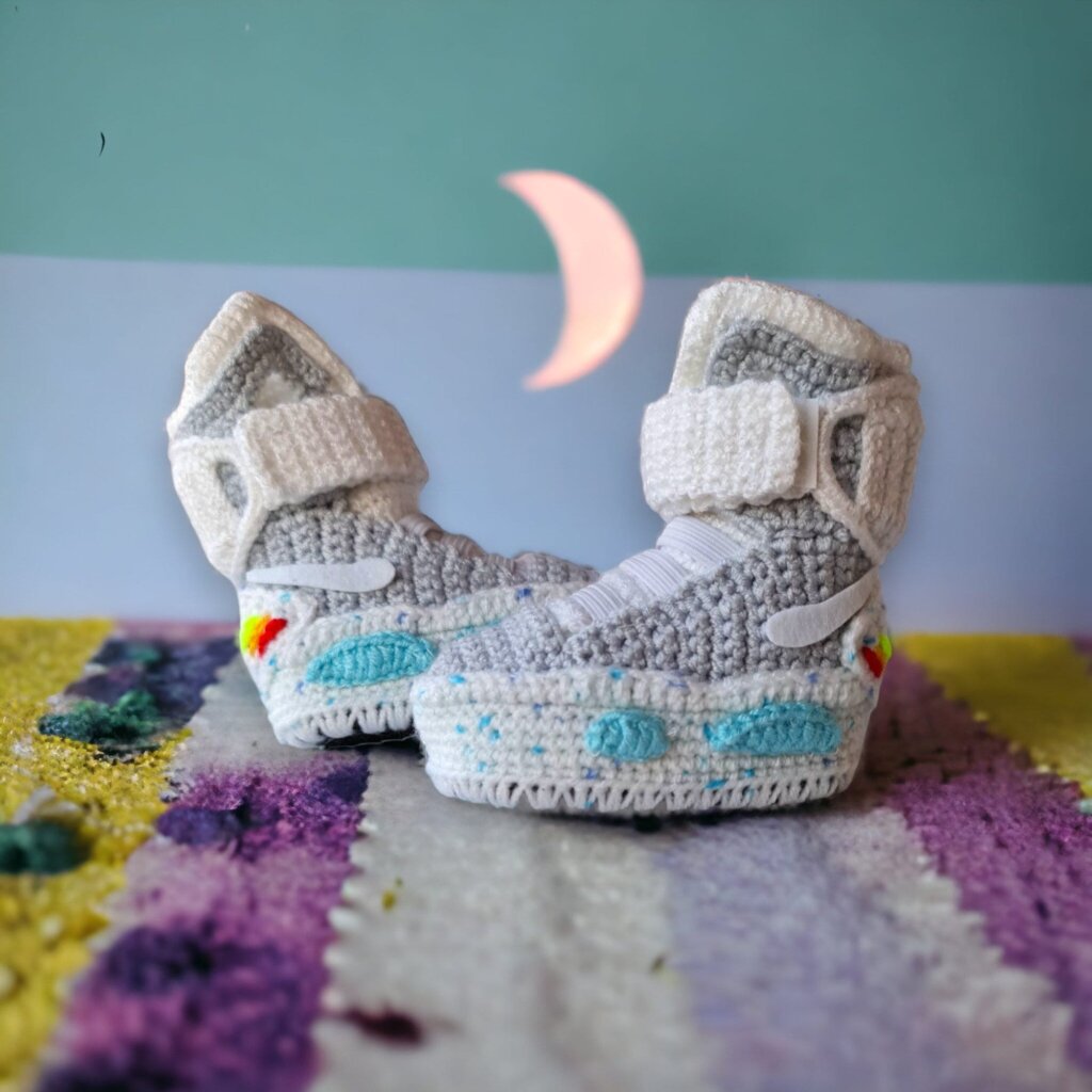 Marty McFly Back to the Future Newborn Air Mag Booties - view 3 Marty McFly Back to the Future Newborn Air Mag Booties - view 3