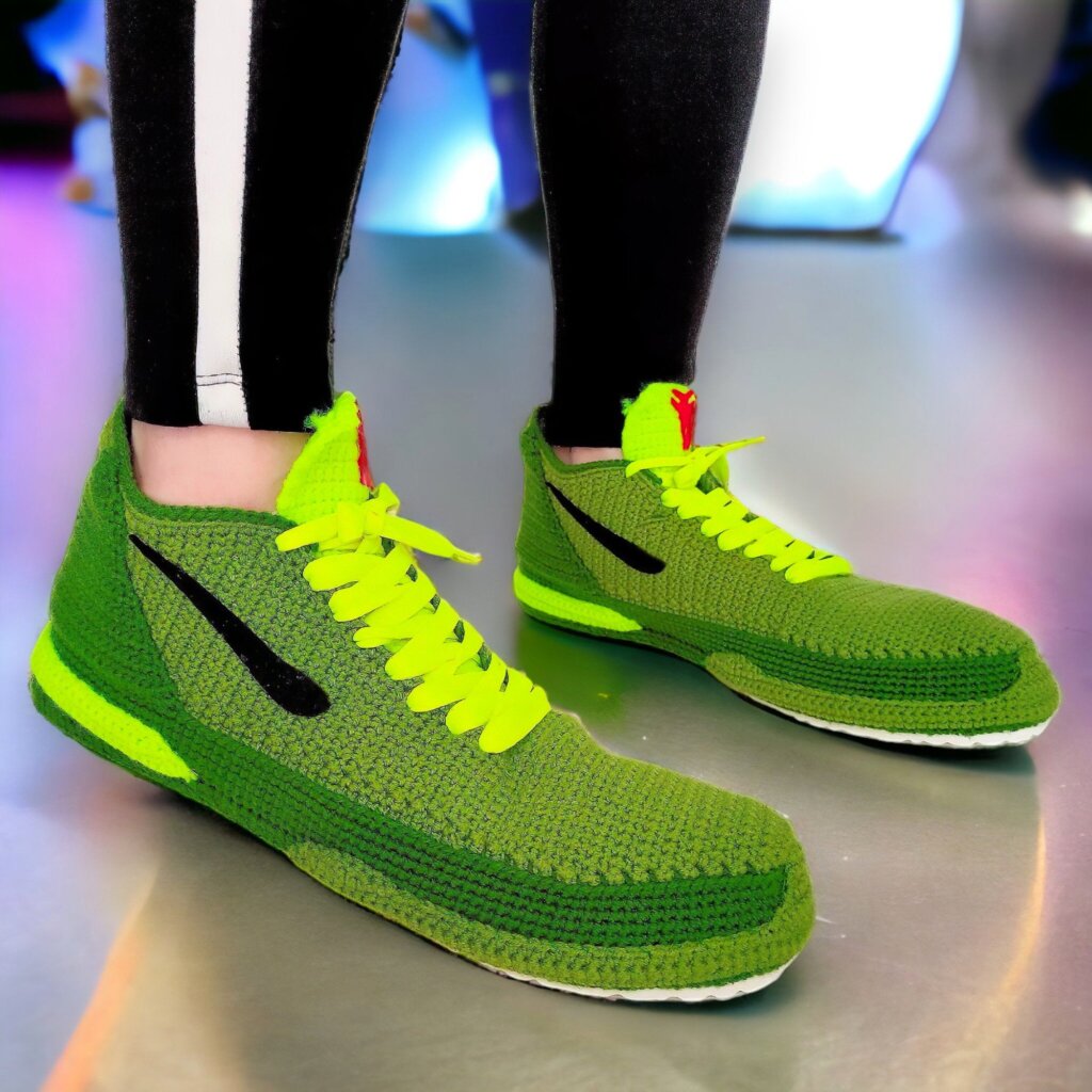 Kobe Green Christmas Sneakers - view 3