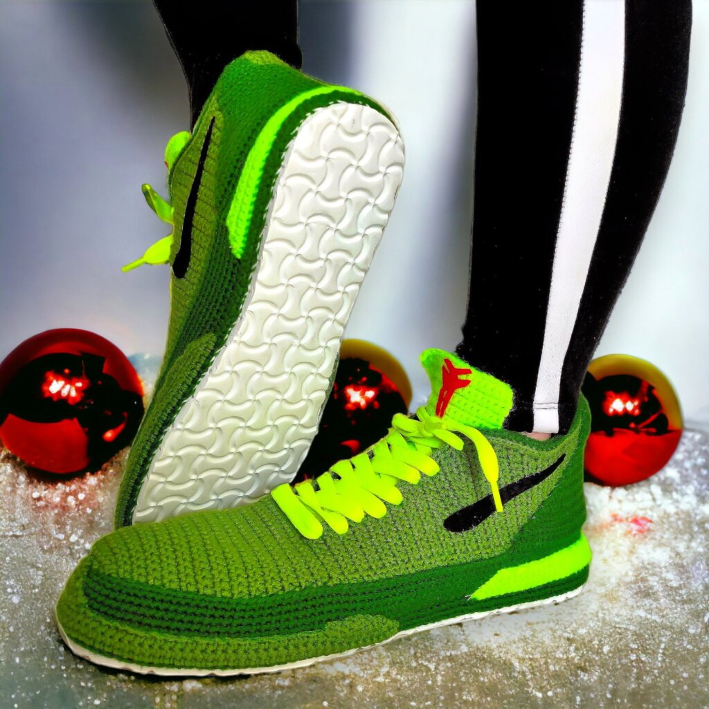 Kobe Green Christmas Sneakers - view 5
