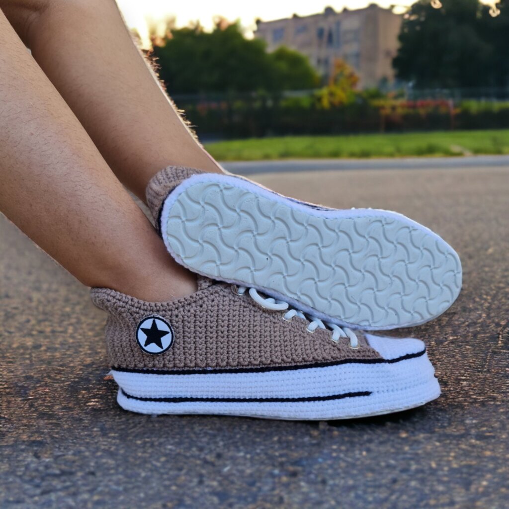 Custom Crochet Slippers Sneakers - view 5