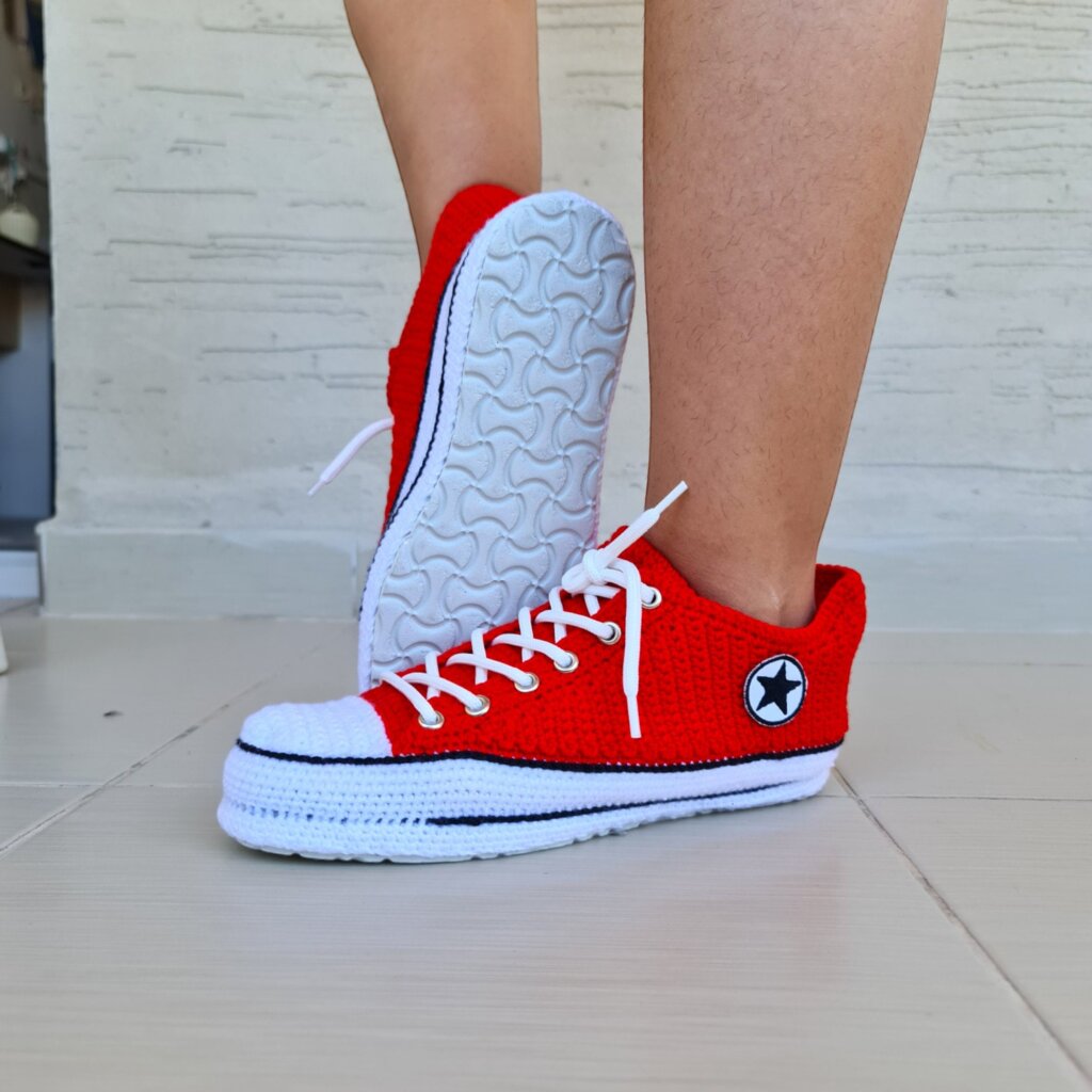 Red Sneakers Slippers - view 4