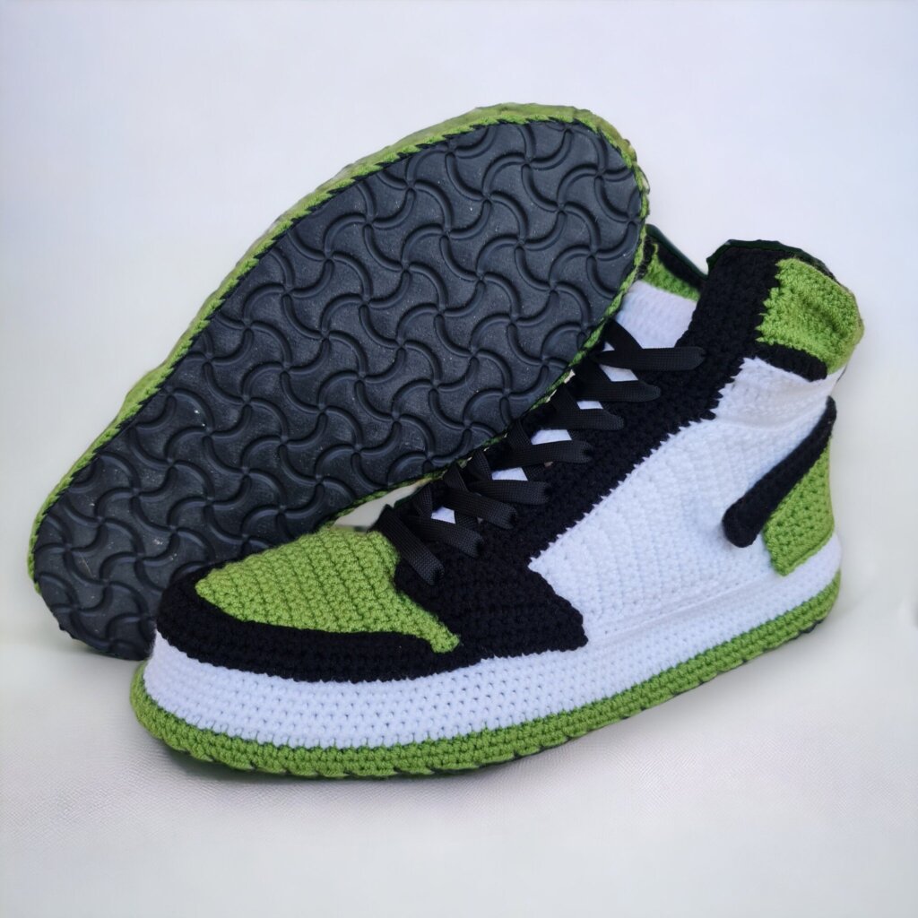 Hand-knit Jordan Sneakers Custom Slippers - view 5