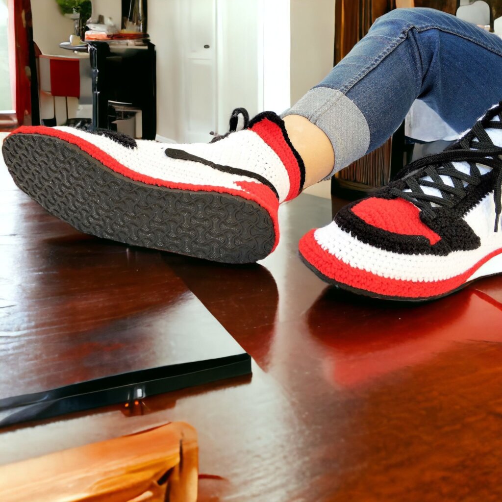Jordan-style Custom Knitted Sneakers - view 4