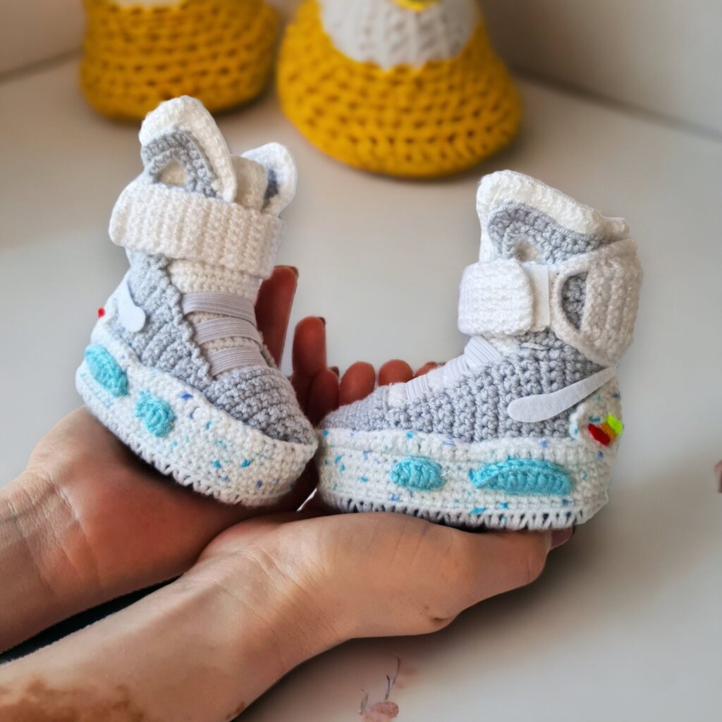 Marty McFly Back to the Future Newborn Air Mag Booties - view 4 Marty McFly Back to the Future Newborn Air Mag Booties - view 4