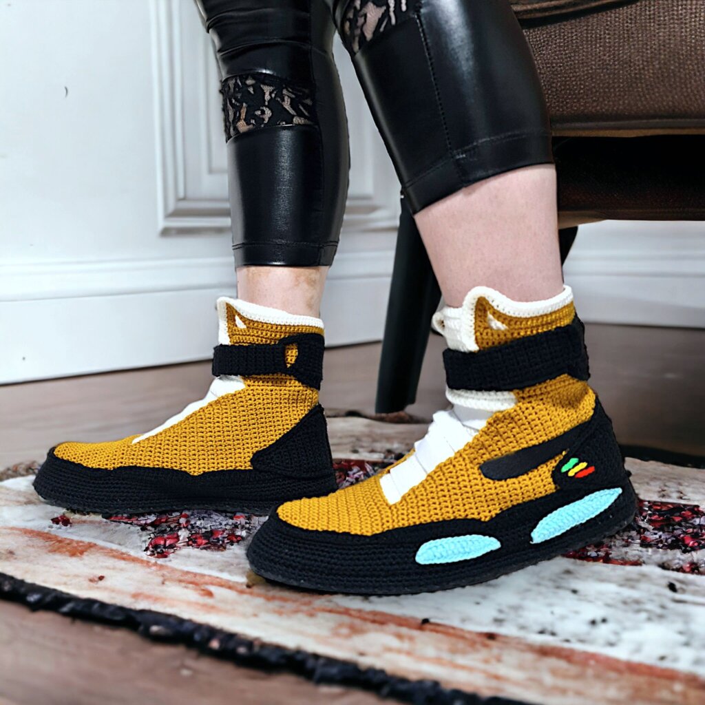 Back To The Future Air Mag Crochet Slippers - view 2