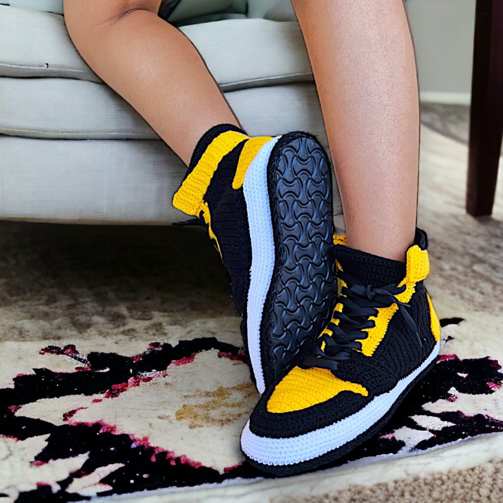 Jordan Custom Knitted Sneakers Slippers - view 5 Jordan Custom Knitted Sneakers Slippers - view 5