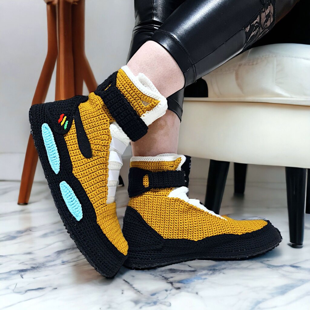 Back To The Future Air Mag Crochet Slippers - view 4