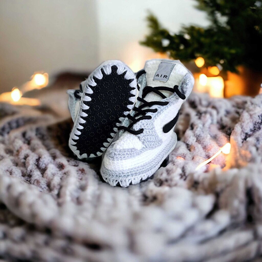 Personalized Crochet Baby Sneakers - view 5