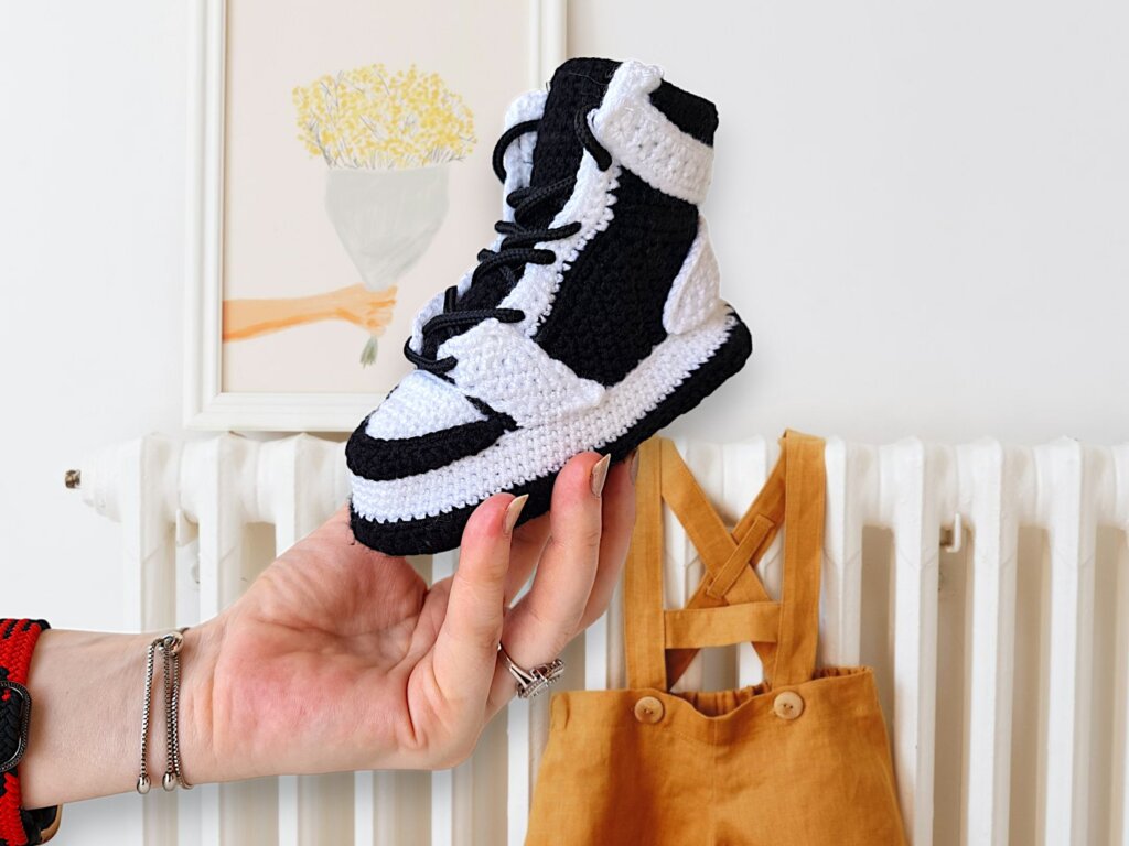Crochet Baby Jordans Sneakers - view 3