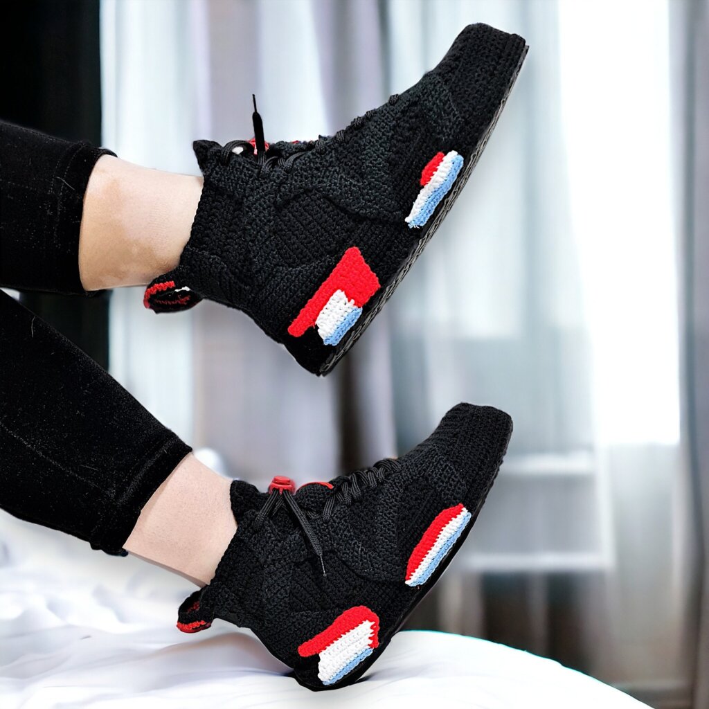 Custom Crochet Sneakers Slippers - view 5