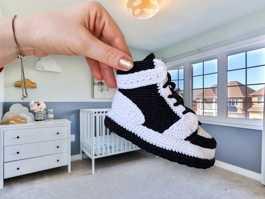 Crochet Baby Jordans Sneakers - view 5