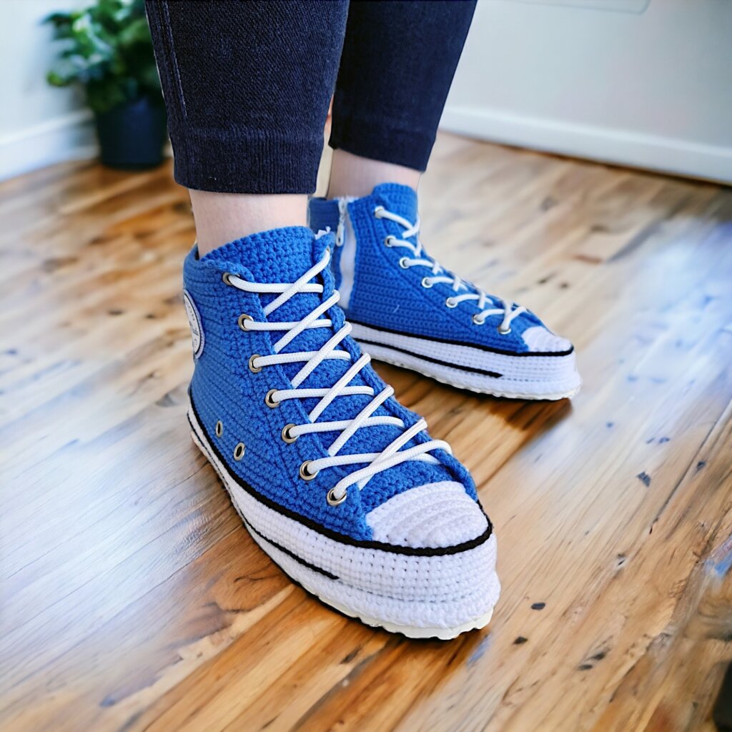 Knitted Sneakers Plush Slippers - view 5 Knitted Sneakers Plush Slippers - view 5