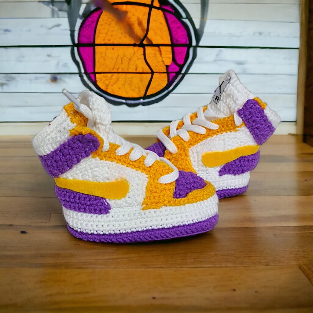 Baby Jordan-Style Booties - view 3