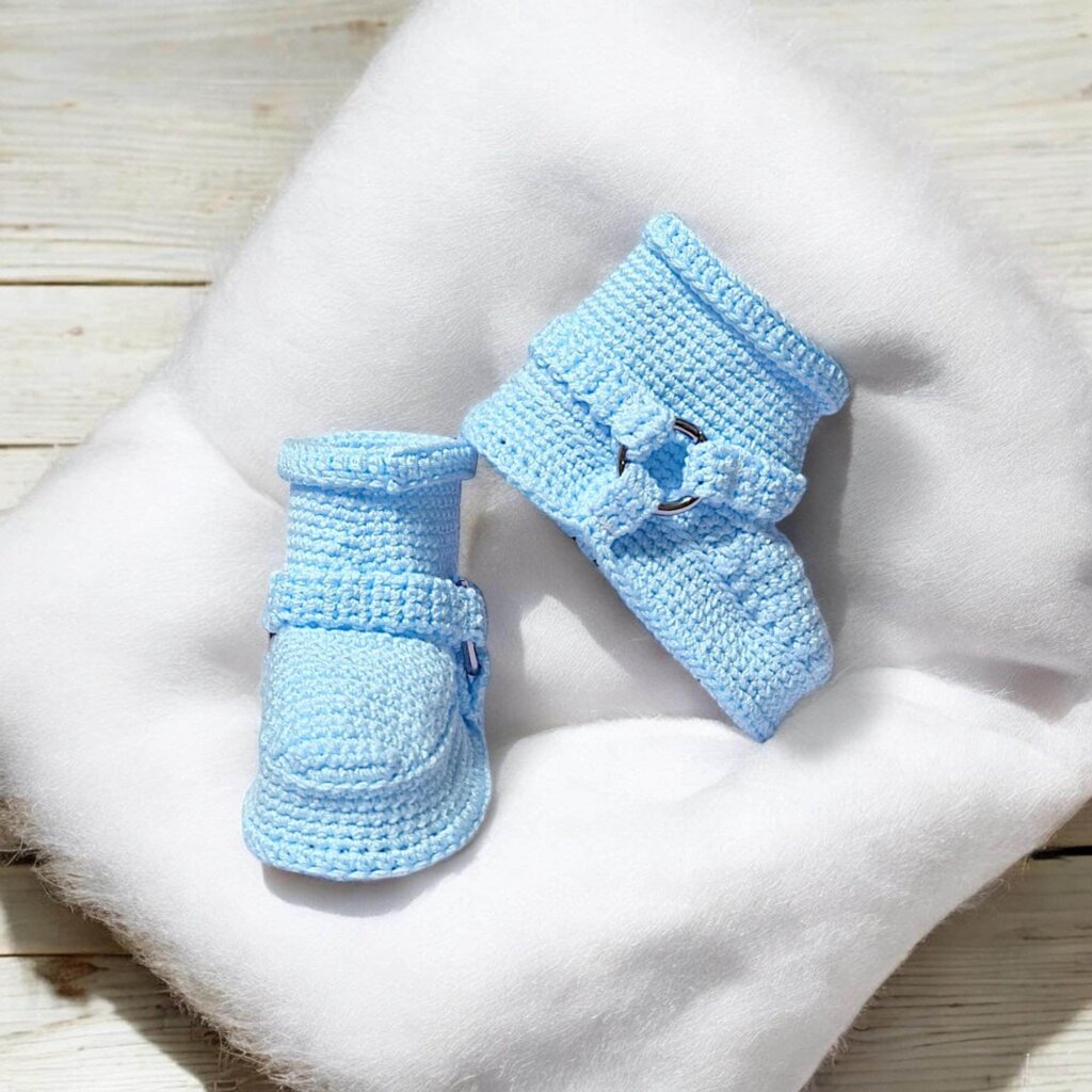 Baby Blue Cowboy Boots - view 3
