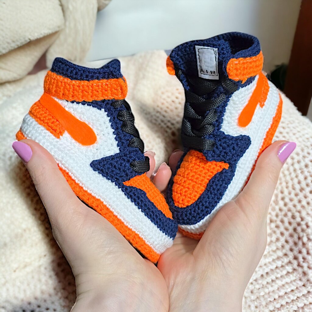 Crochet Baby Jordan Sneakers - view 2