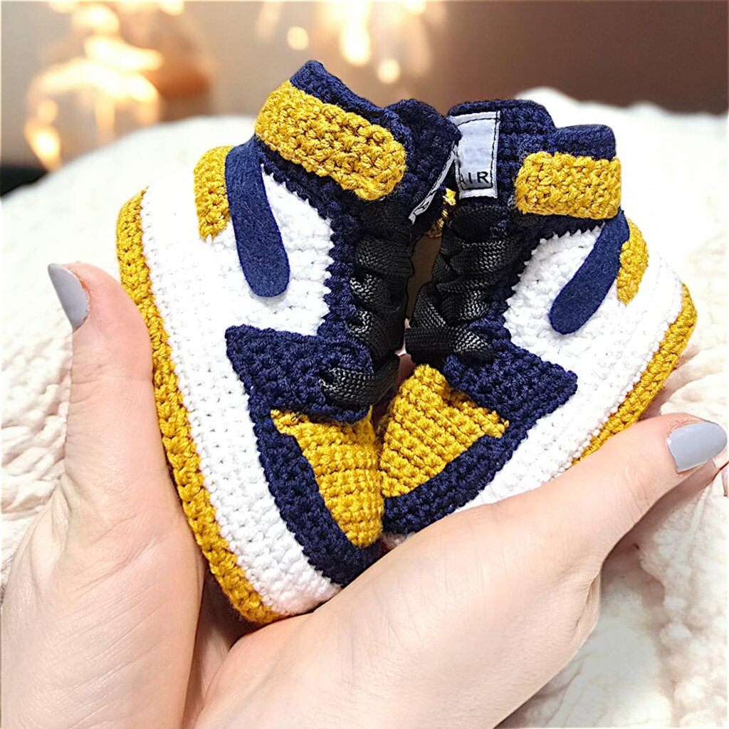 Crochet Baby Jordan Sneakers - view 2