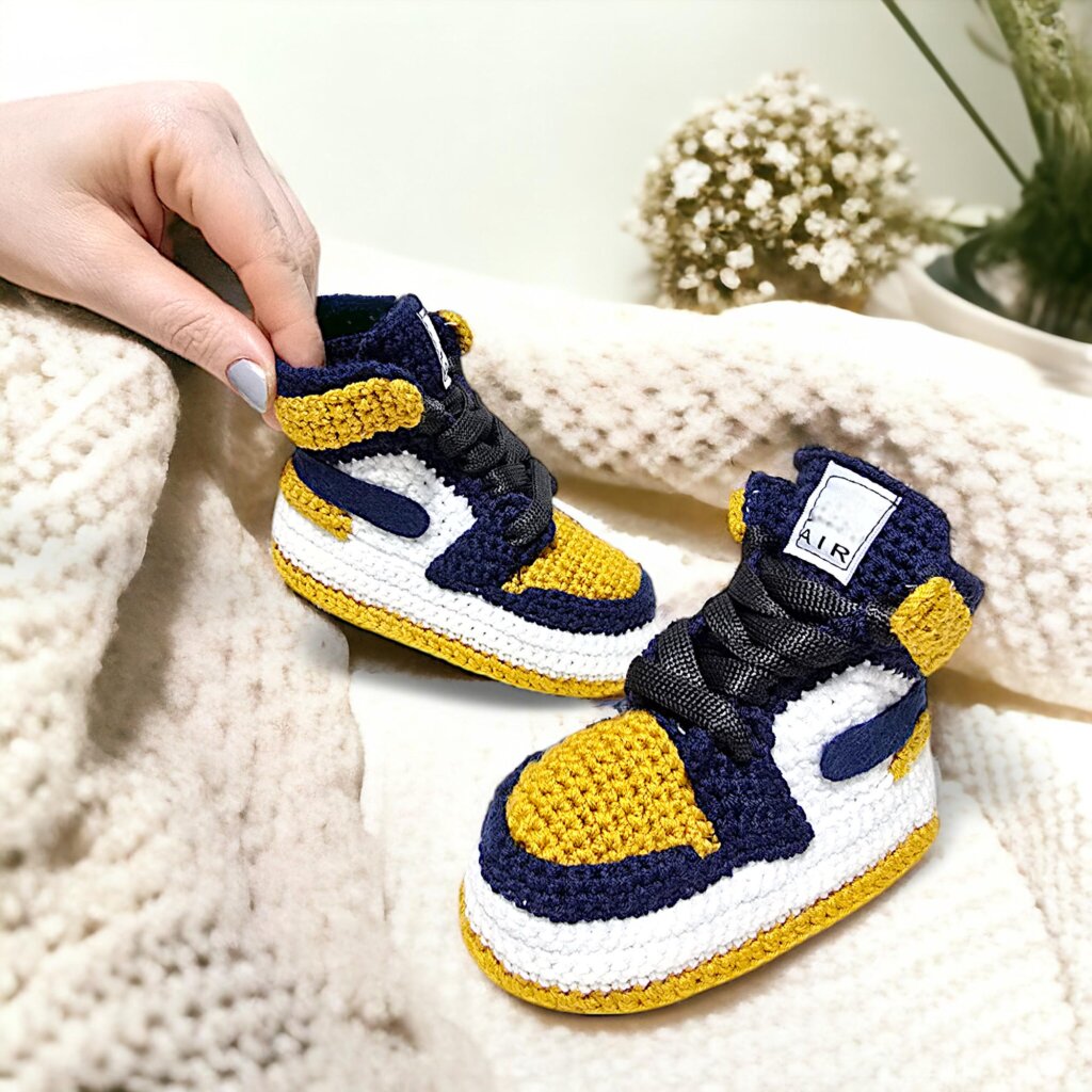 Crochet Baby Jordan Sneakers - view 4