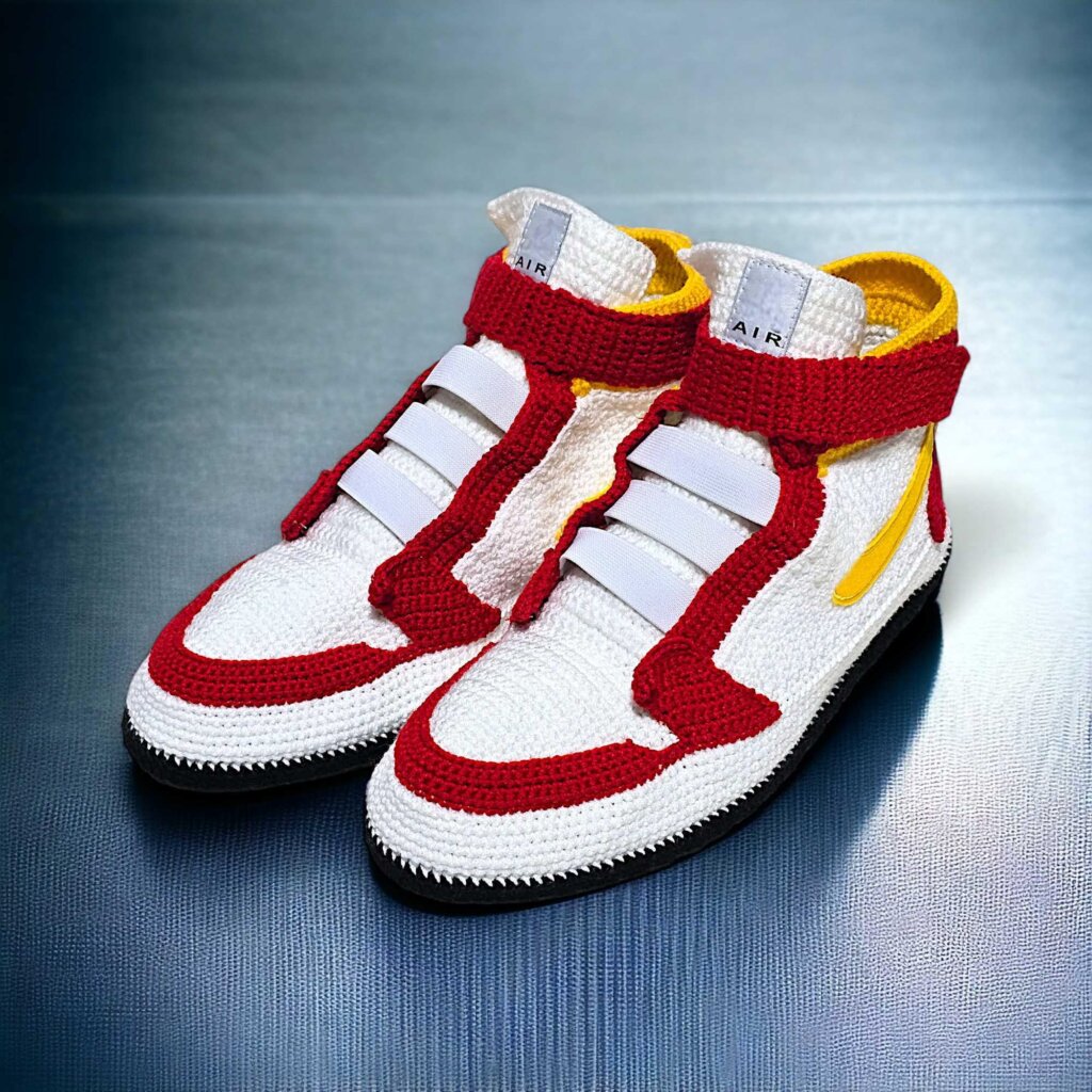 Jordan Crochet Sneakers Slippers - view 5 Jordan Crochet Sneakers Slippers - view 5