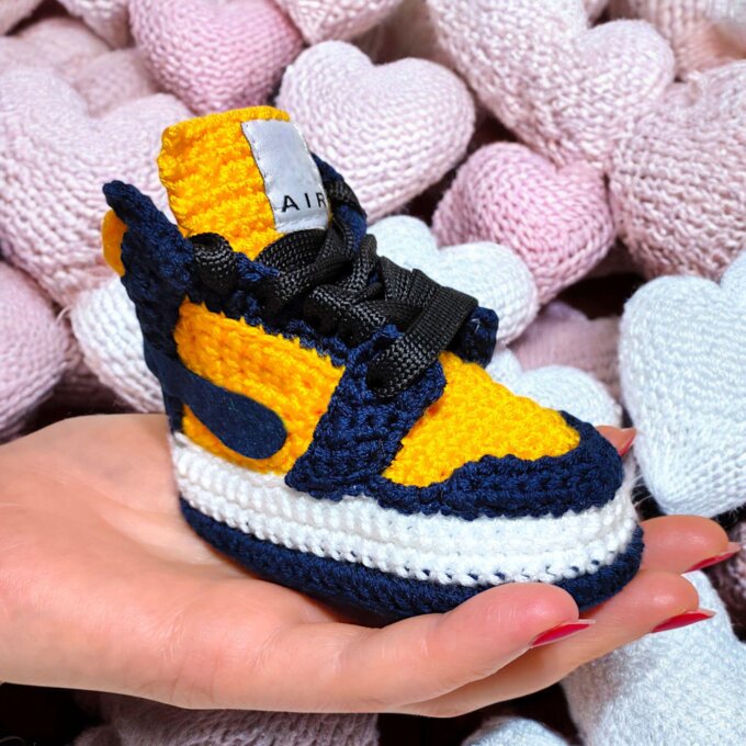 Baby Crochet Jordan Sneakers Baby Crochet Jordan Sneakers