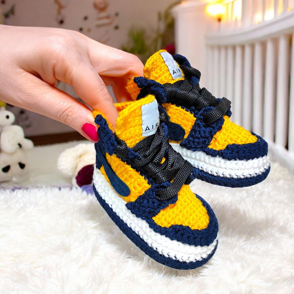 Baby Crochet Jordan Sneakers - view 5 Baby Crochet Jordan Sneakers - view 5