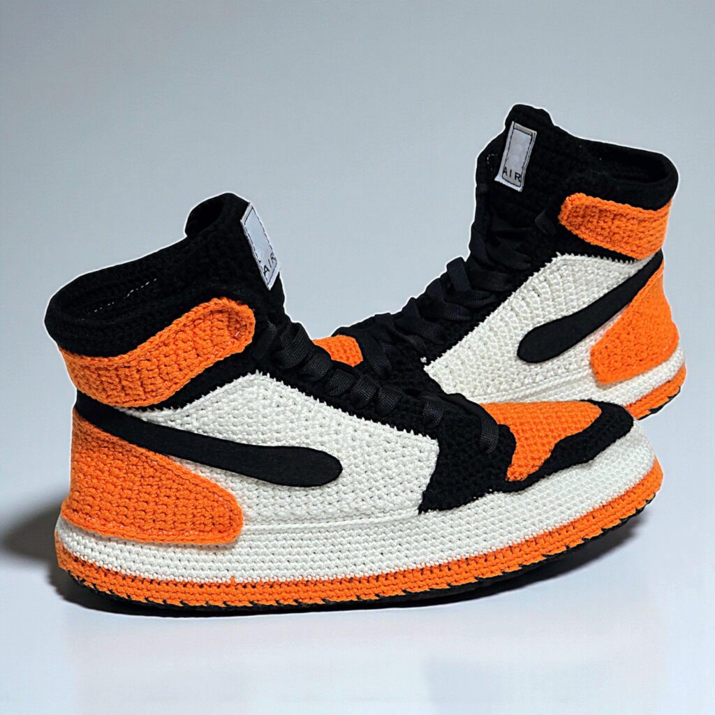 Jordan Orange Sneaker - view 4