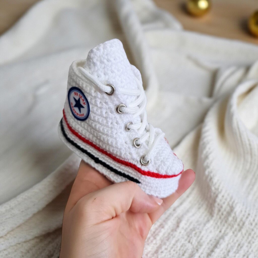 Crochet Baby Soft Sneakers - view 4