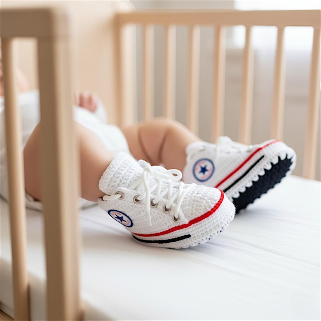 Crochet Baby Soft Sneakers - view 3
