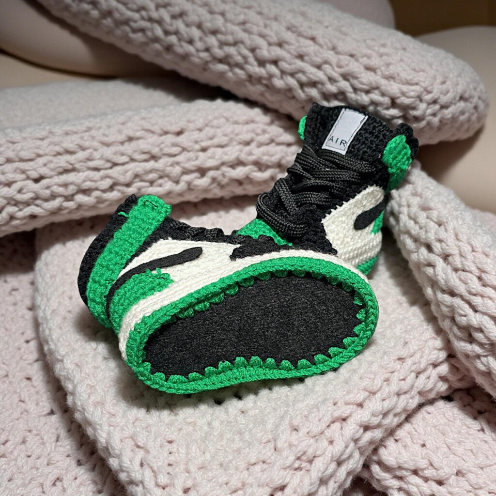 Crochet Baby Jordan Sneakers - view 4