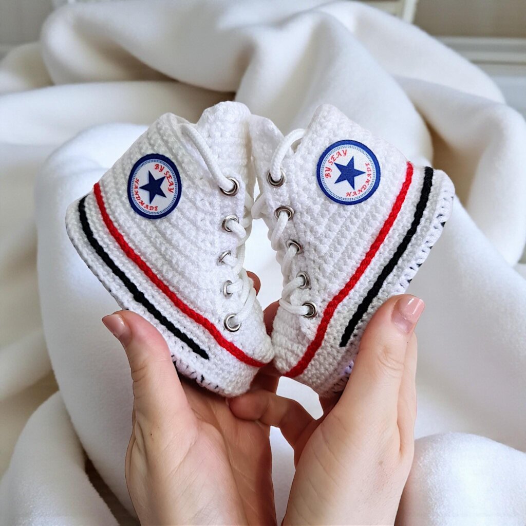 Crochet Baby Soft Sneakers - view 2