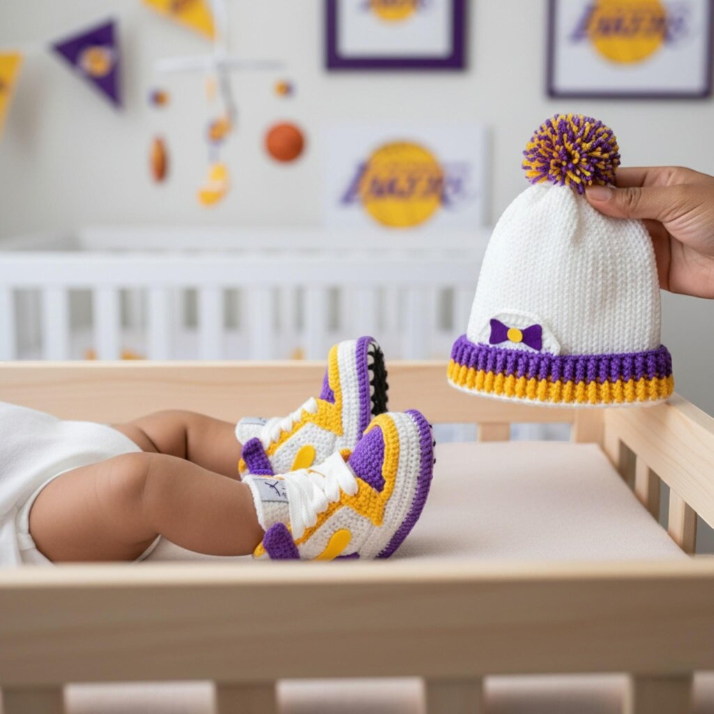 LA Basketball Baby Gift - view 5