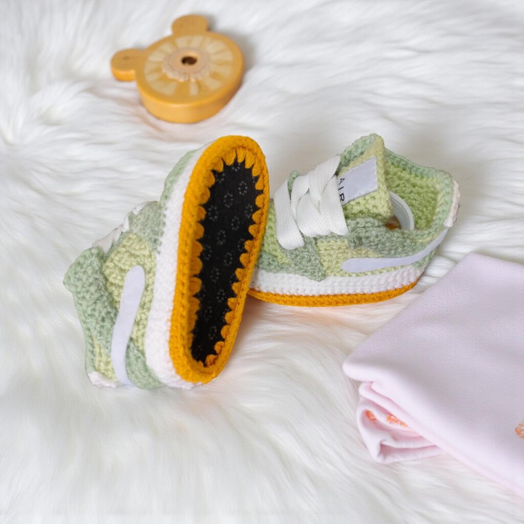 Green Baby Dunk Sneaker Jordan Booties - view 5