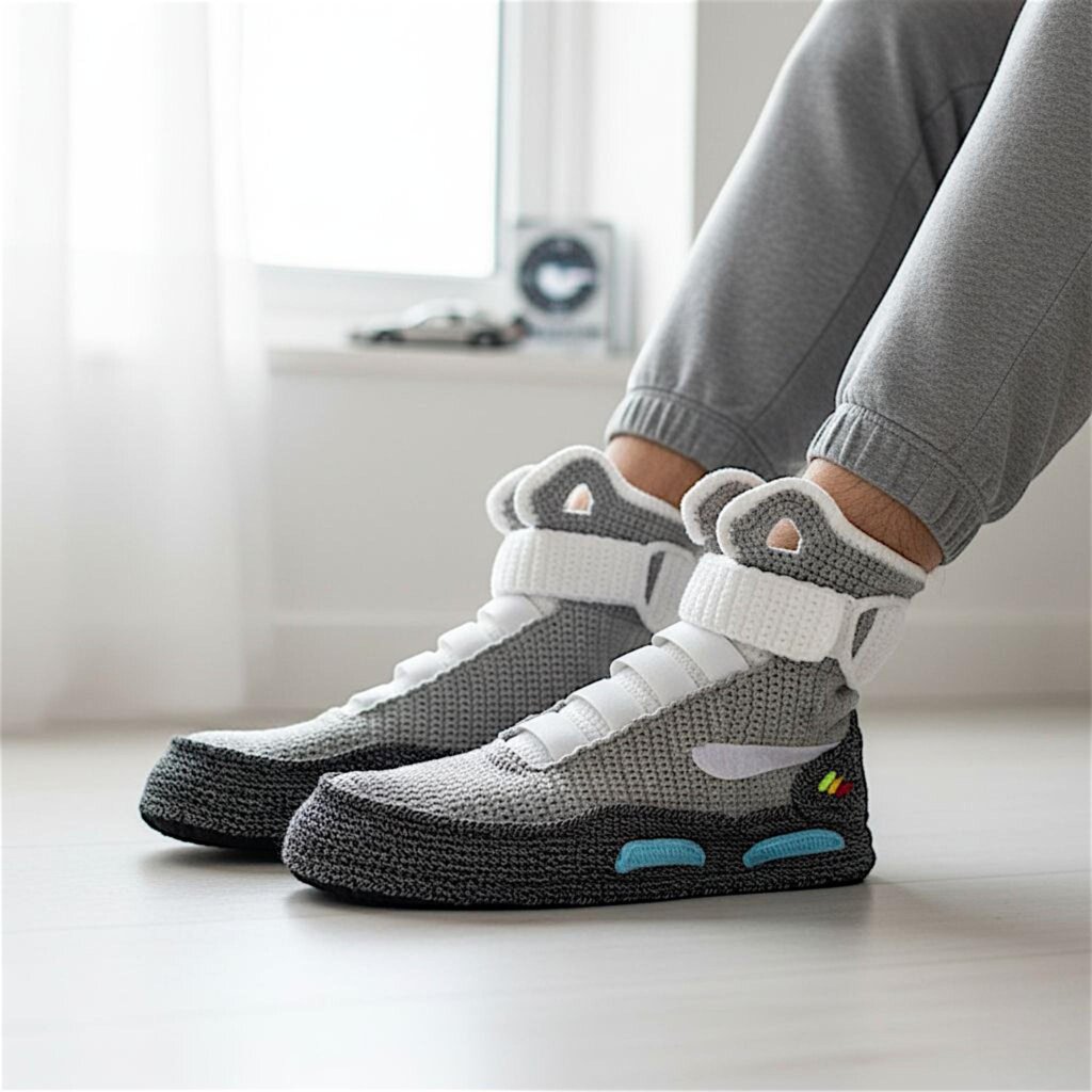 Marty McFly Crochet Air Mag Slippers - view 2