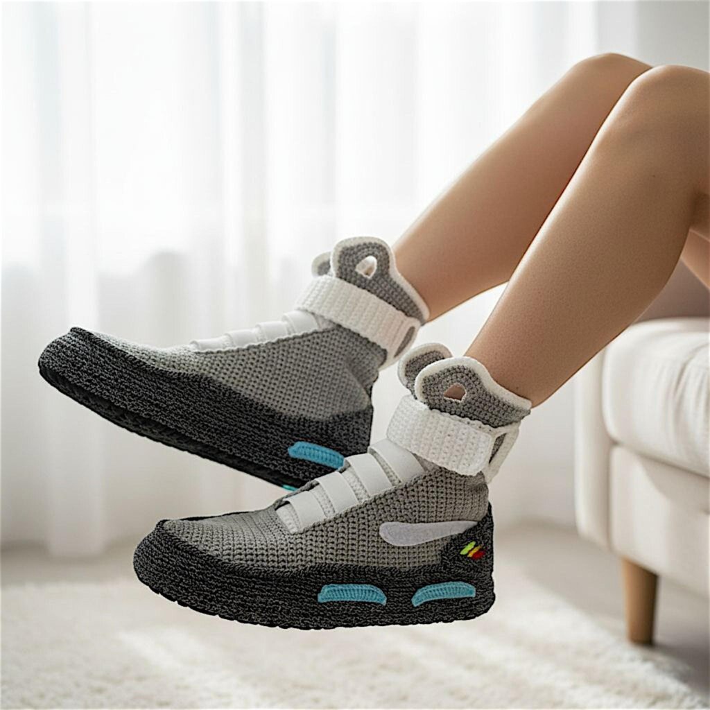 Marty McFly Crochet Air Mag Slippers - view 4