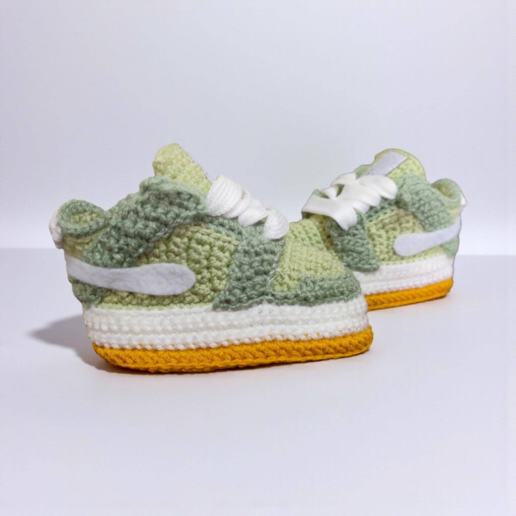 Green Baby Dunk Sneaker Jordan Booties - view 3
