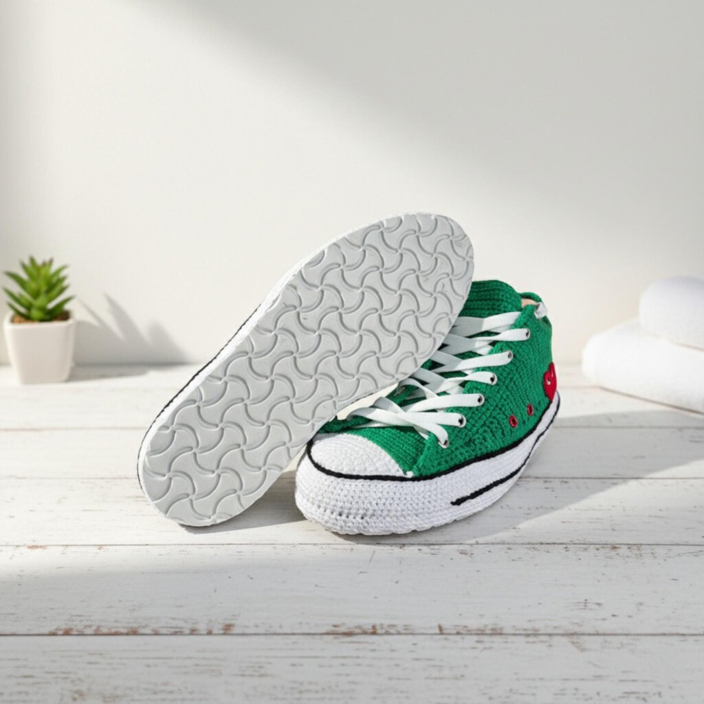 Knitted Sneaker Slippers - view 4