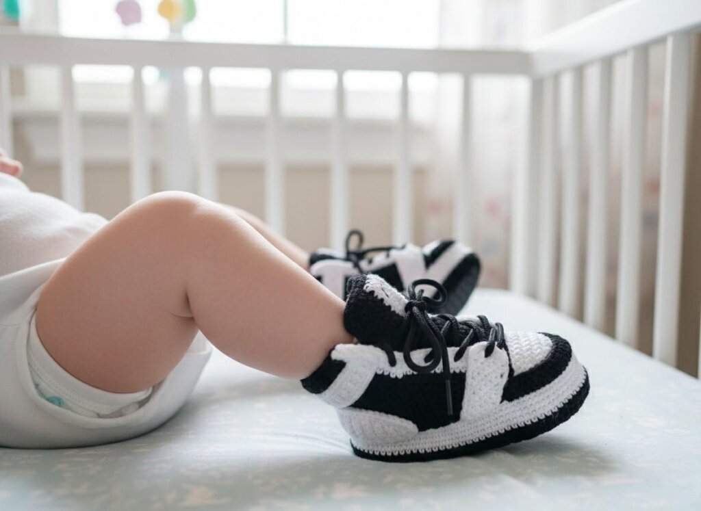 Crochet Baby Jordans Sneakers - view 4